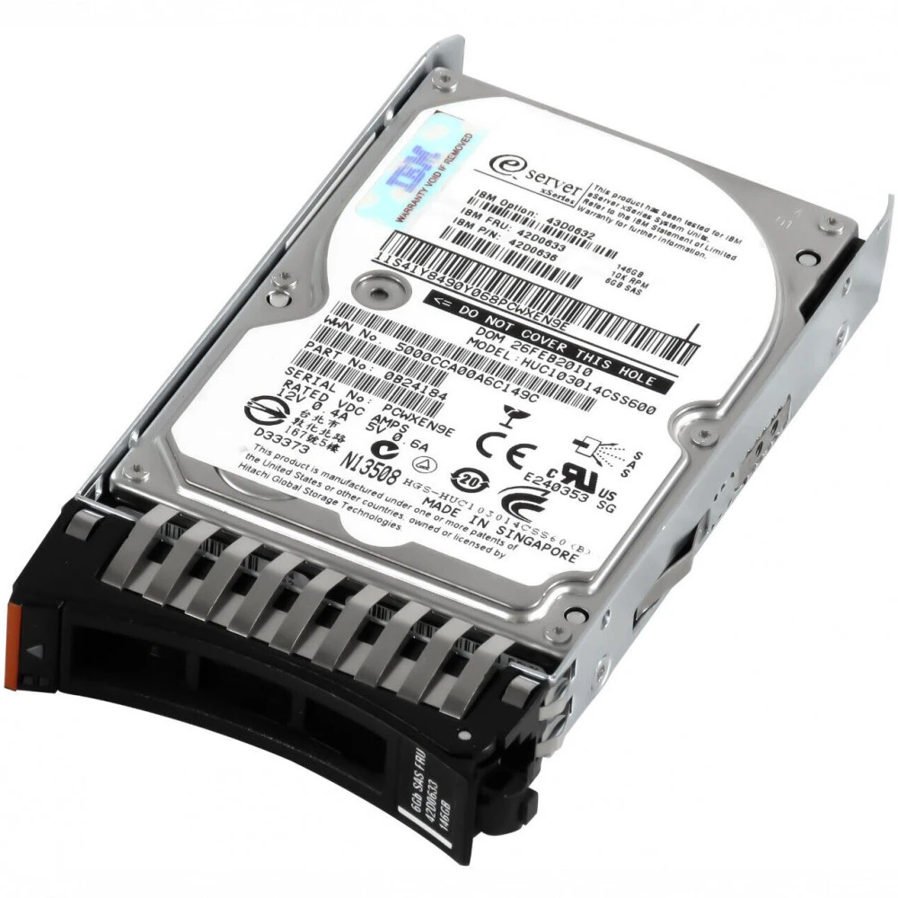 Серверный жесткий диск IBM 146 ГБ 42D0632 HDD, 2,5 SFF, 146 ГБ, SAS