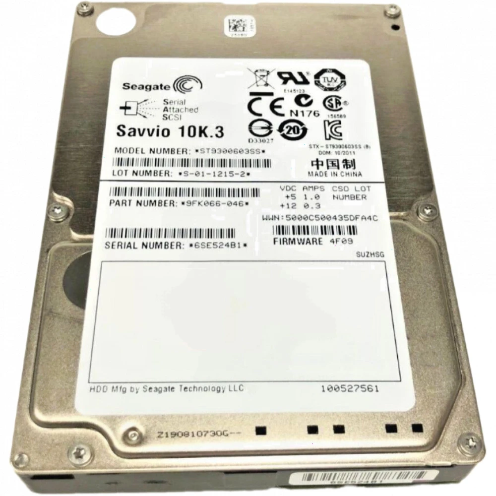 Серверный жесткий диск Seagate Savvio ST9300603SS HDD, 2,5 SFF, 300 ГБ, SAS
