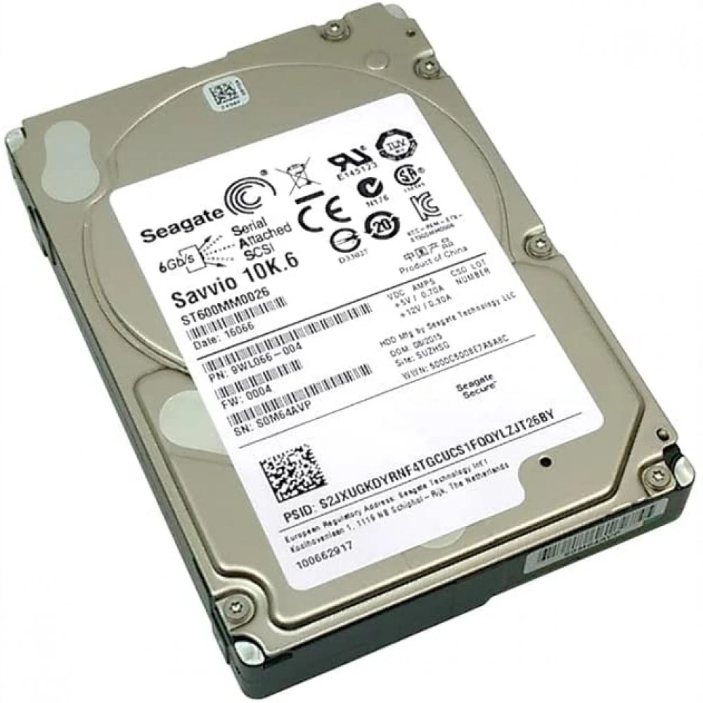 Серверный жесткий диск Seagate Savvio ST600MM0026 HDD, 2,5 SFF, 600 ГБ, SAS