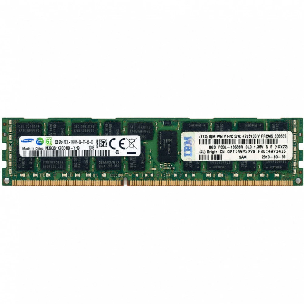 Серверная оперативная память ОЗУ IBM 8 ГБ 49Y3778 8 ГБ, DDR3