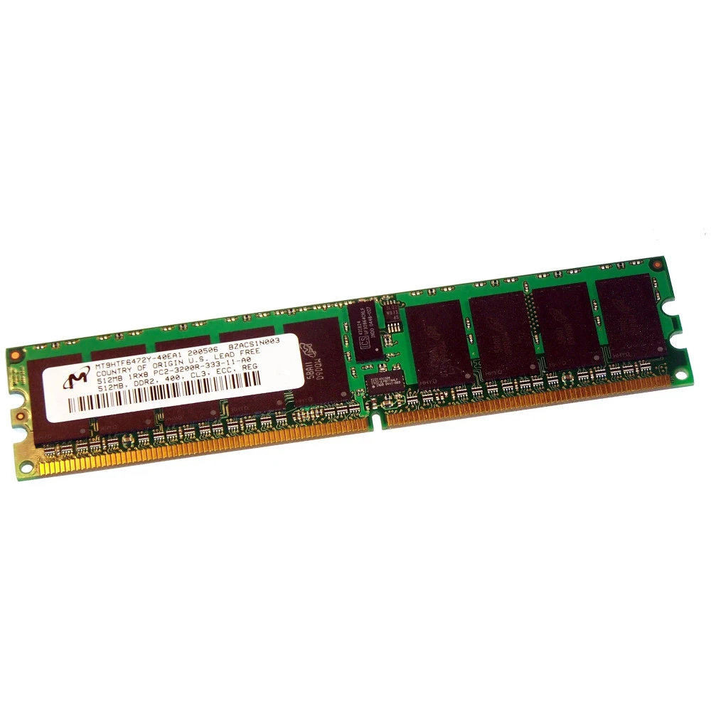Серверная оперативная память ОЗУ Micron MT9HTF6472Y-40EA1 512 МБ, DDR2