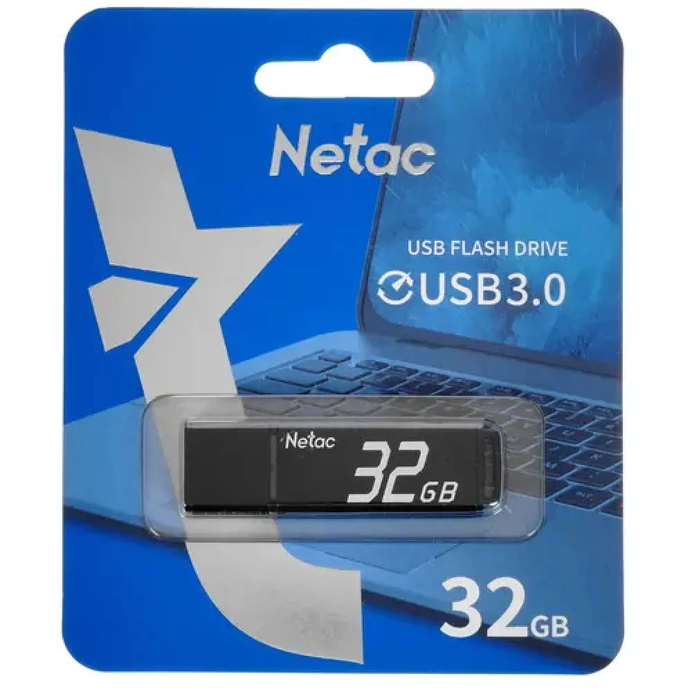 USB флешка (Flash) Netac U351 #NT03U351N-032G-30BK 32 ГБ