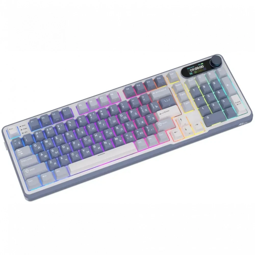 Клавиатура Royal Kludge RK-S98 Ocean Blue (Brown Switch) 6977576550601 Беспроводная, Bluetooth