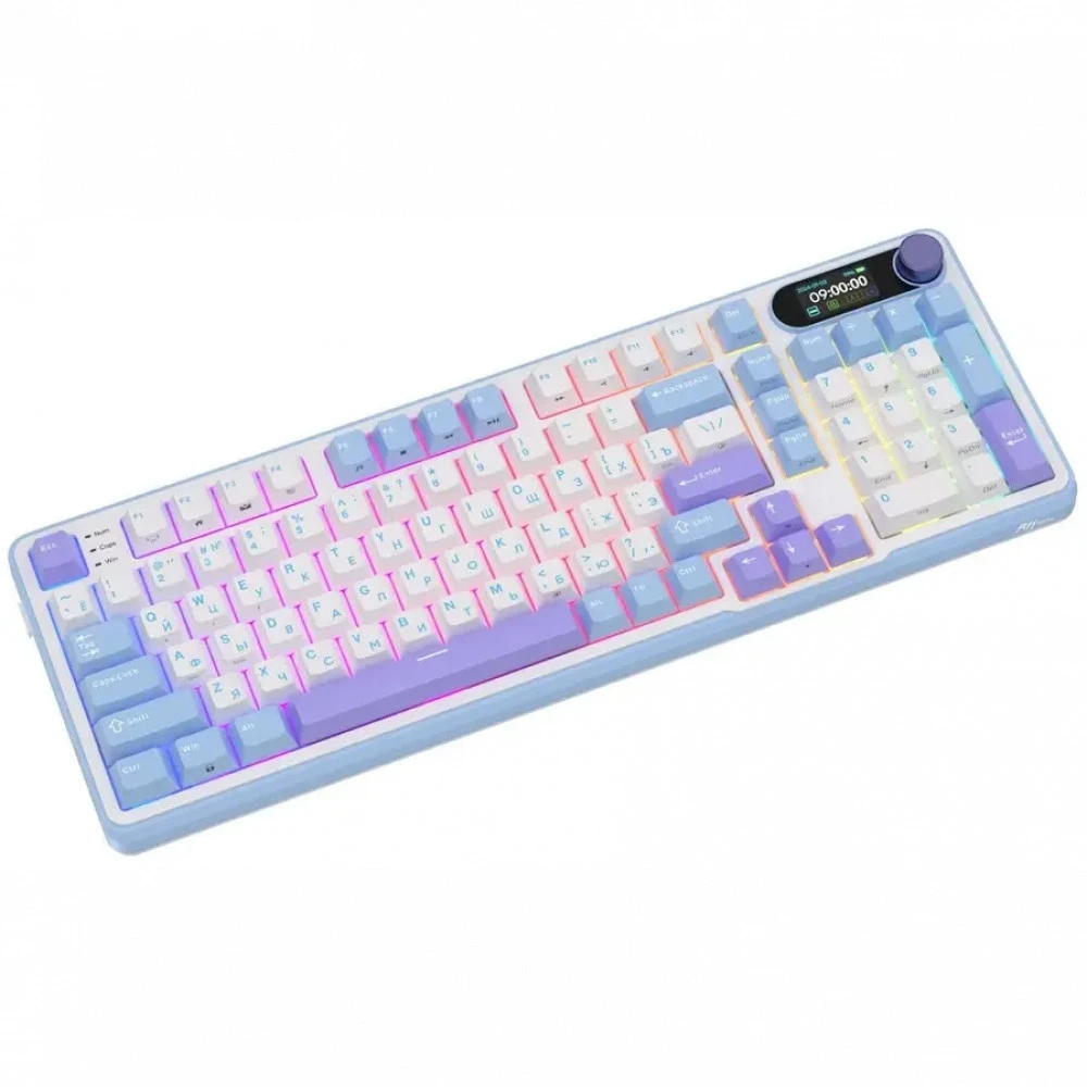 Клавиатура Royal Kludge RK-S98 Taro Milk (Cream Switch) 6977576550632 Беспроводная, Bluetooth