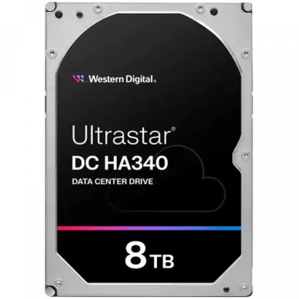 Серверный жесткий диск Western Digital SATA Server 8Tb Ultrastar DC HA340 WUS721208BLE604 HDD, 3,5 LFF, 8 ТБ, SATA