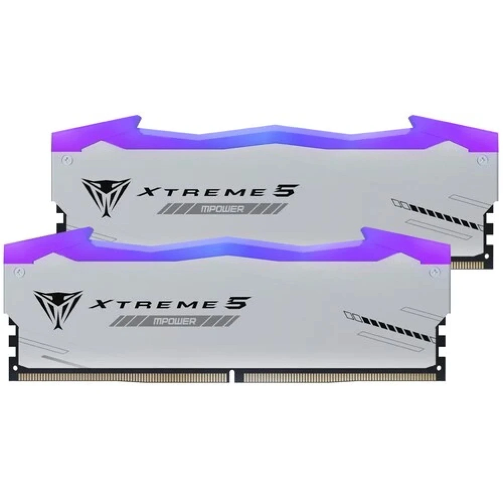 ОЗУ Patriot Memory Viper Xtreme 5 RGB MPower PVXR532G64C32KM DIMM, DDR5, 32 Гб (2 х 16 Гб), 6400 МГц
