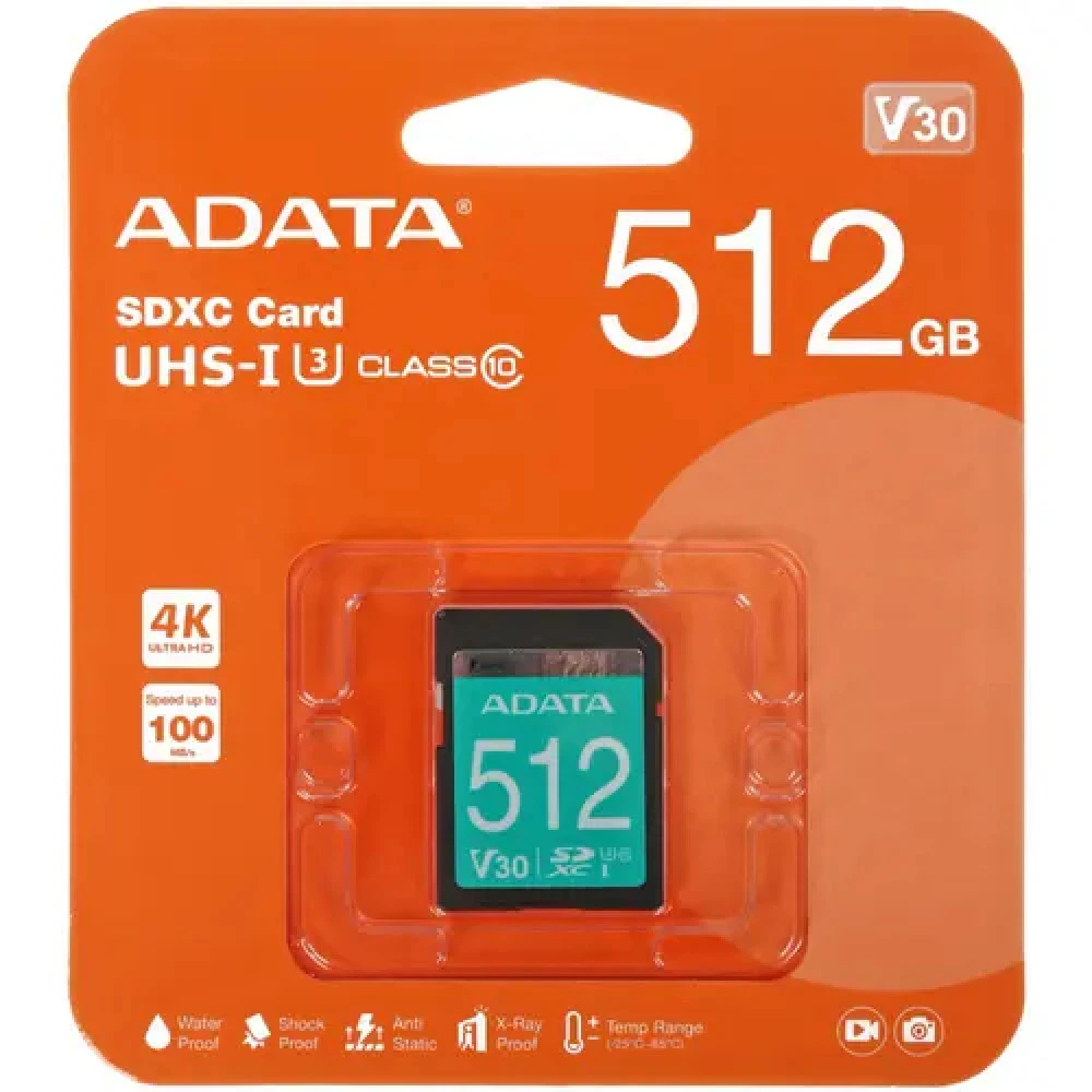 Флеш (Flash) карты ADATA ASDX512GUI3V30S-R 512 ГБ