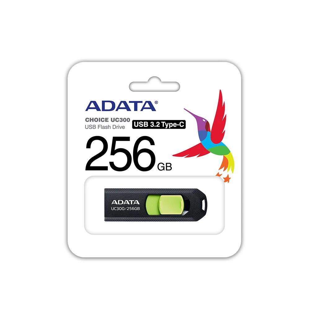 USB флешка (Flash) ADATA ACHO-UC300-256GRBK/GN 256 ГБ