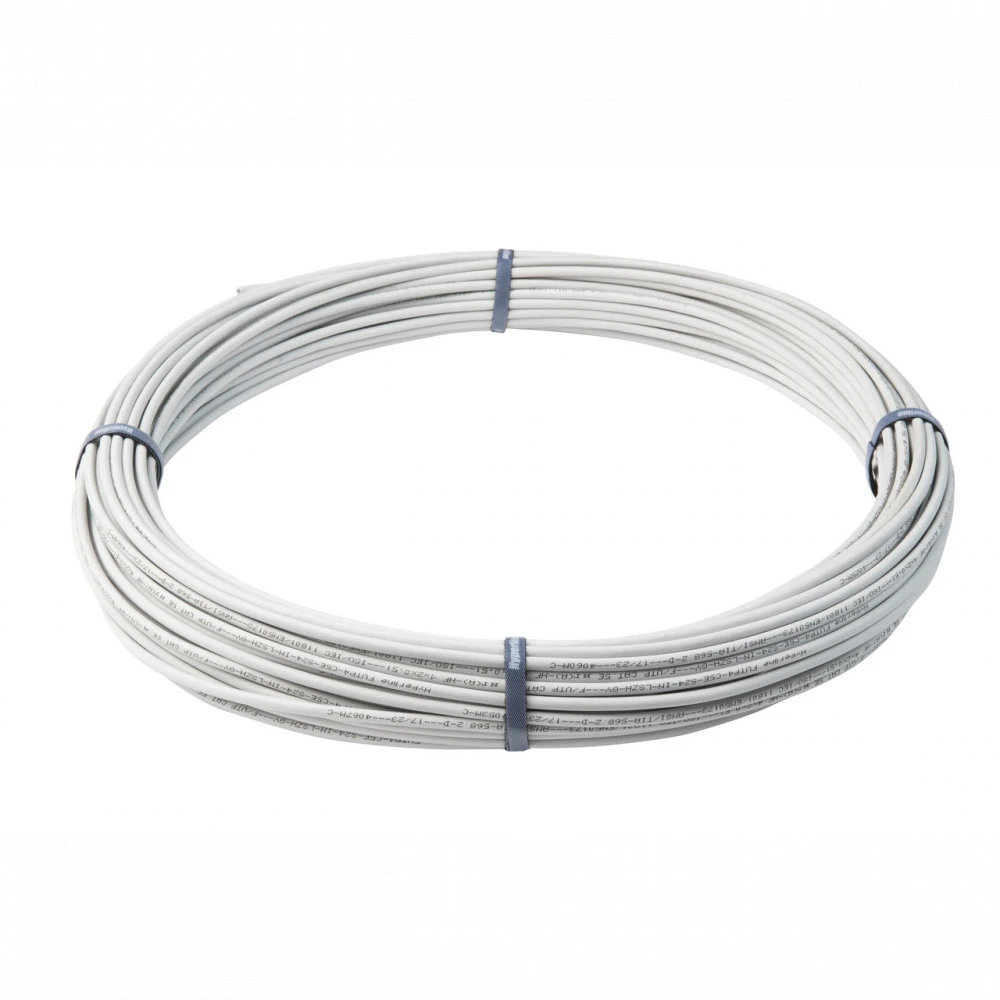 Кабель витая пара Hyperline FUTP4-C5E-S24-IN-LSZH-GY-50