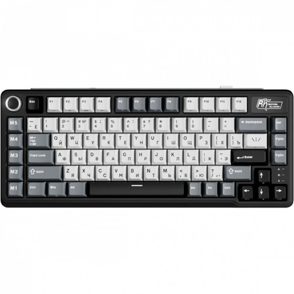 Клавиатура Royal Kludge L75 Knight Black (Beige Switch) 6935280827082 Беспроводная, Bluetooth