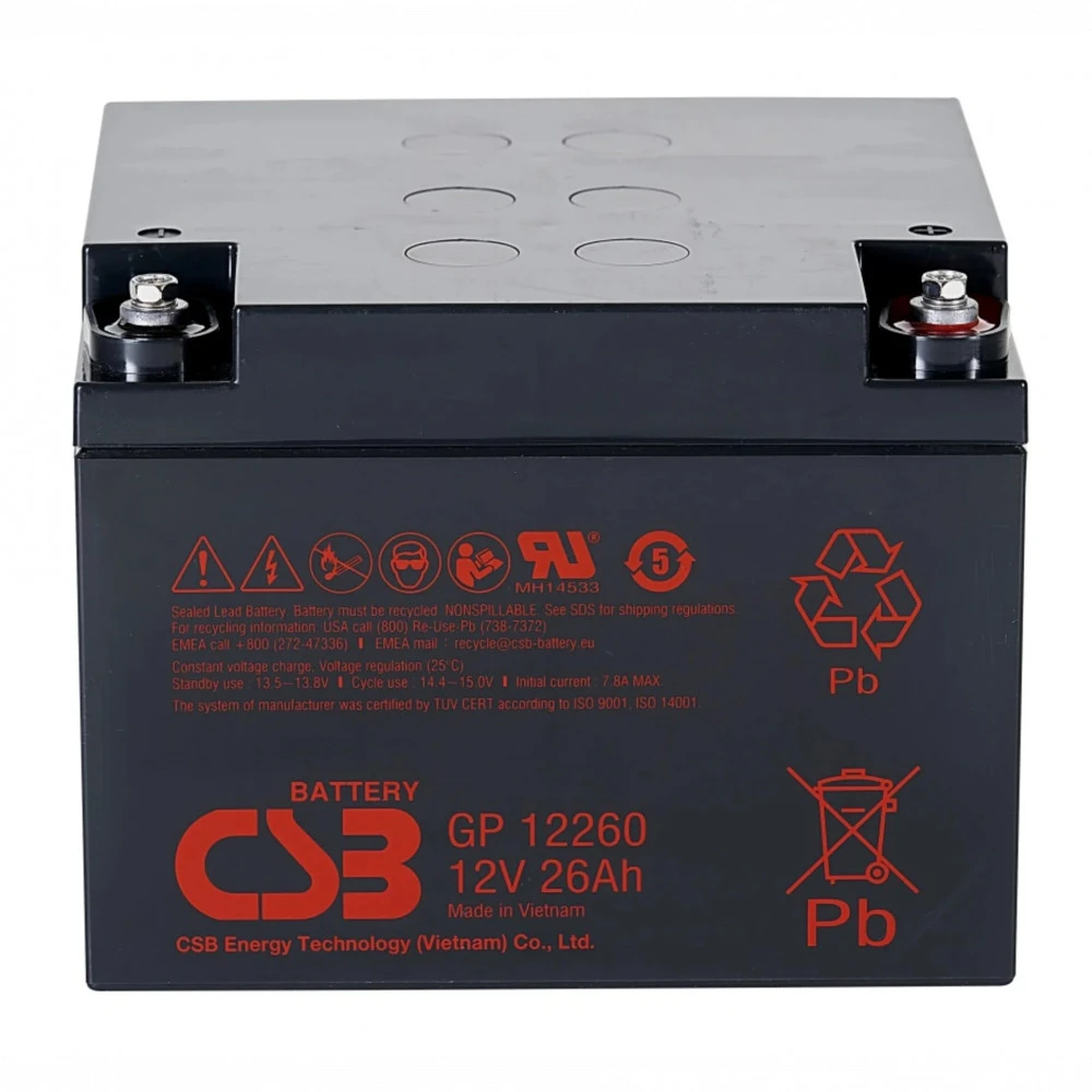 Сменные аккумуляторы АКБ для ИБП CSB GP12260 GP12260 I CSB 12 В