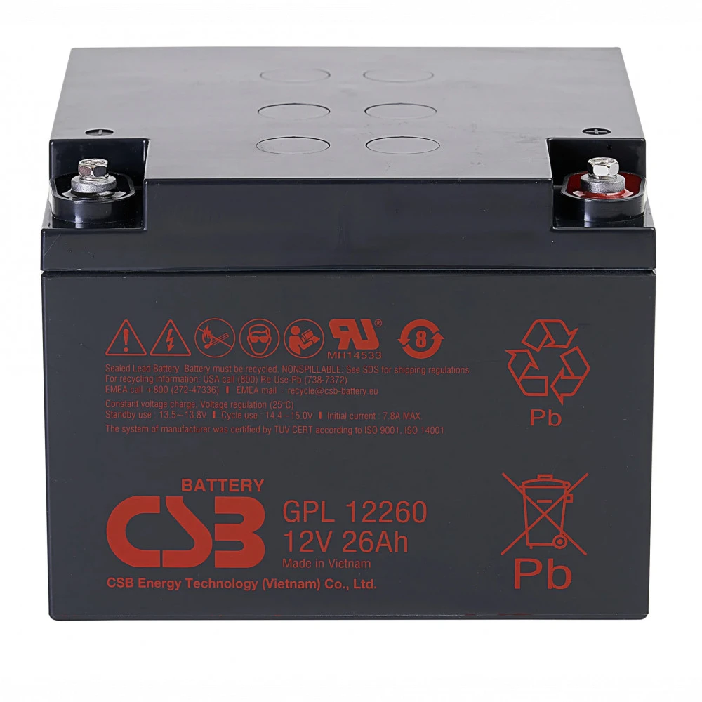 Сменные аккумуляторы АКБ для ИБП CSB GPL12260 GPL12260 I CSB 12 В