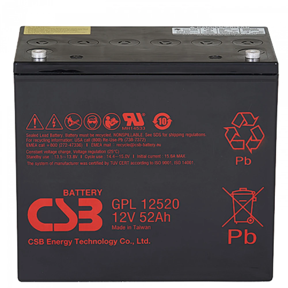 Сменные аккумуляторы АКБ для ИБП CSB GPL12520 GPL12520 CSB 12 В