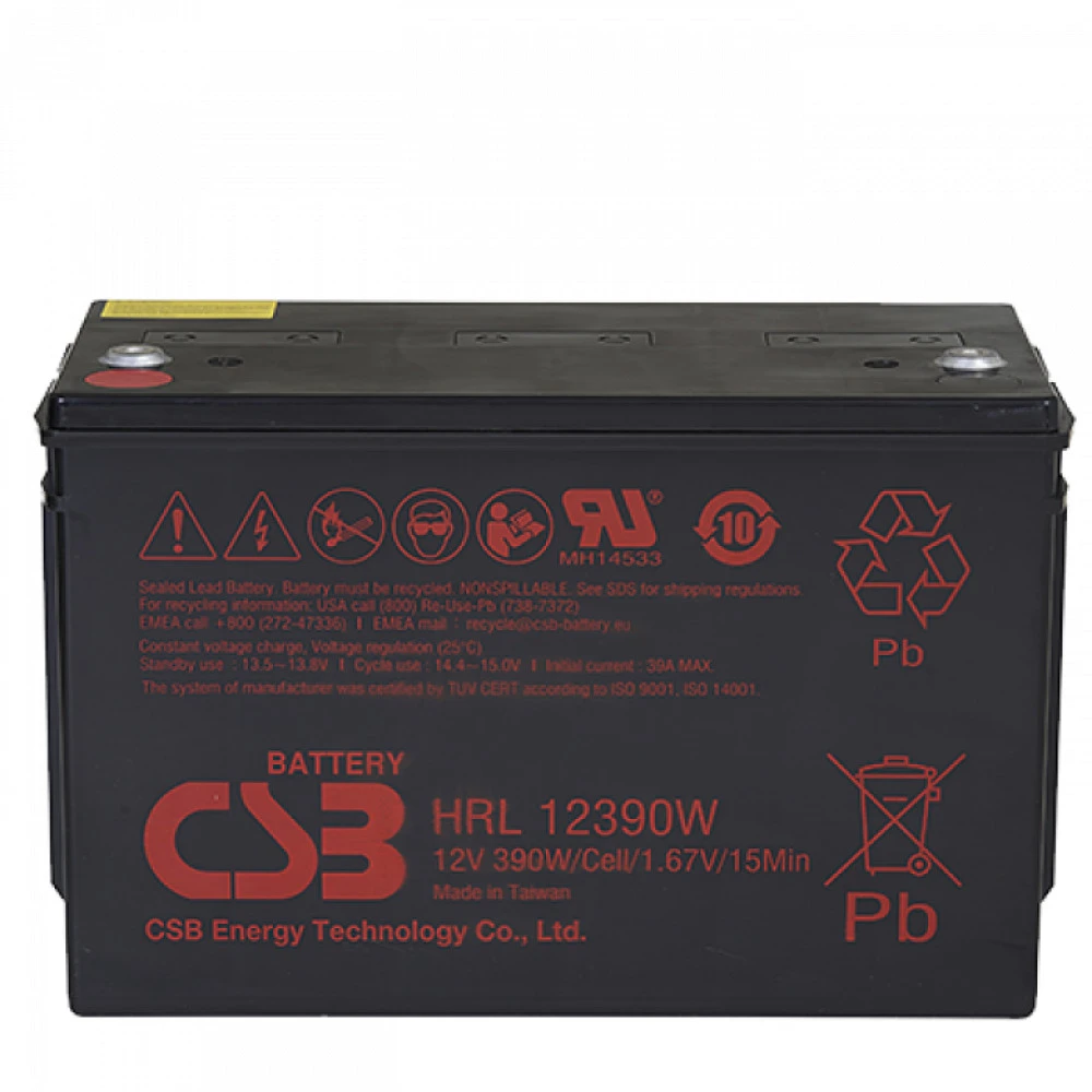 Сменные аккумуляторы АКБ для ИБП CSB HRL12390W FR HRL12390W FR CSB 12 В