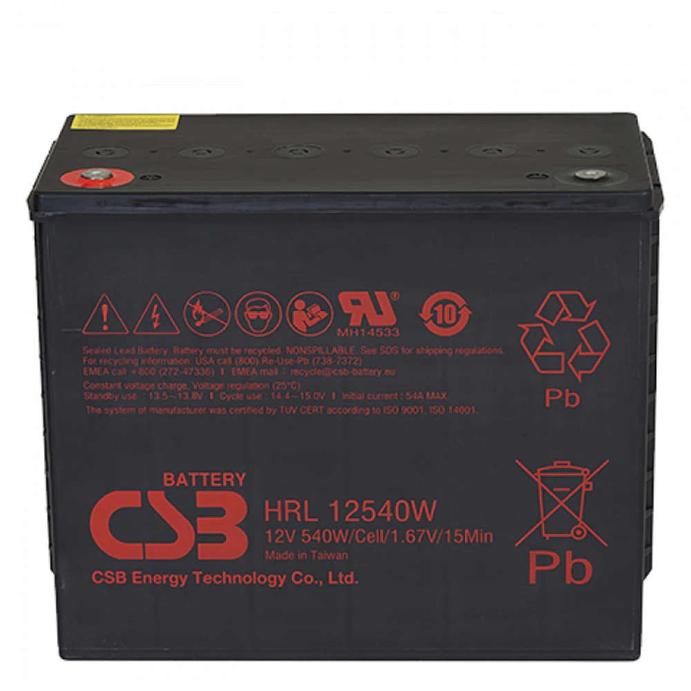 Сменные аккумуляторы АКБ для ИБП CSB HRL12540W FR CSB 12 В