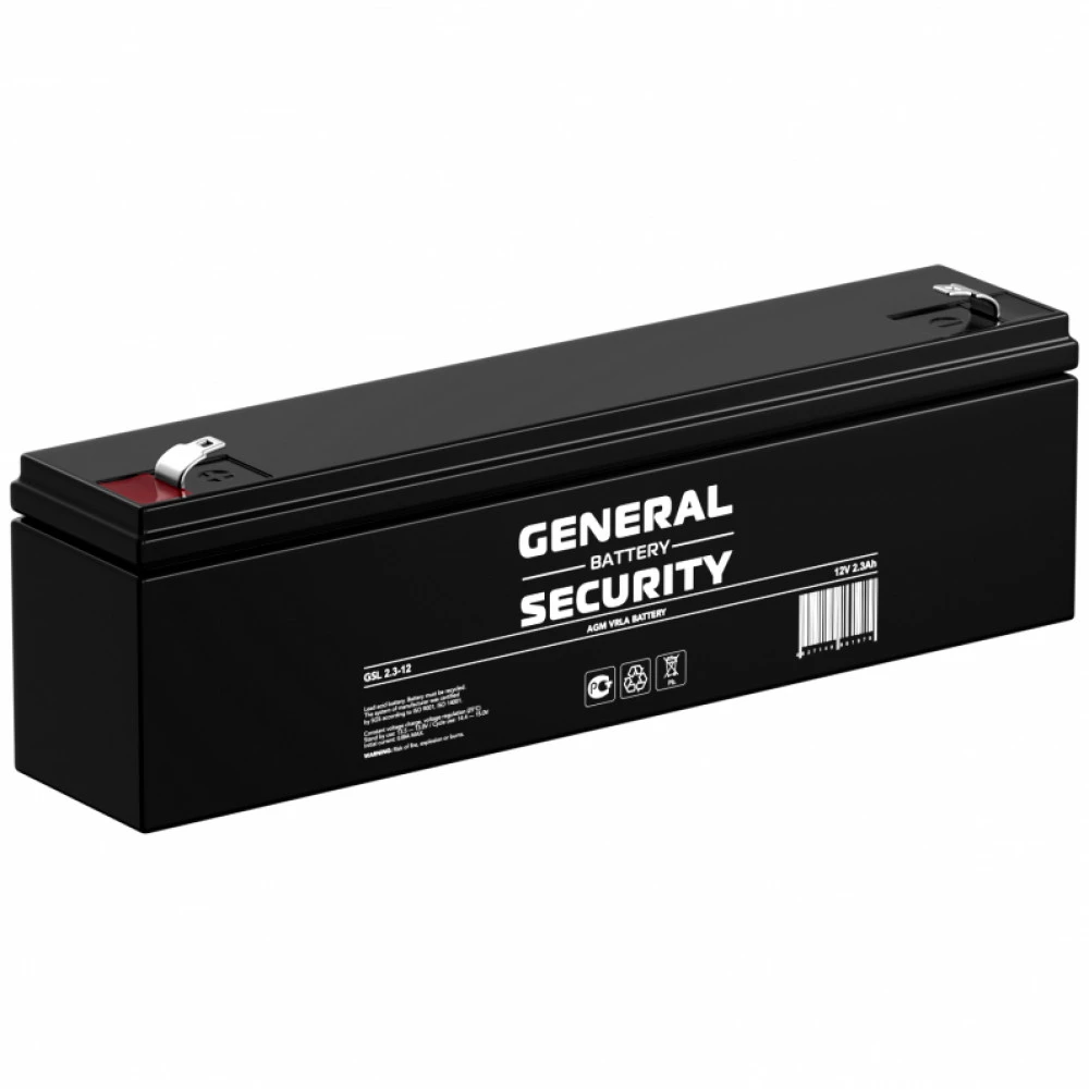 Сменные аккумуляторы АКБ для ИБП General Security GSL2.3-12 GENERAL SECURITY 12 В