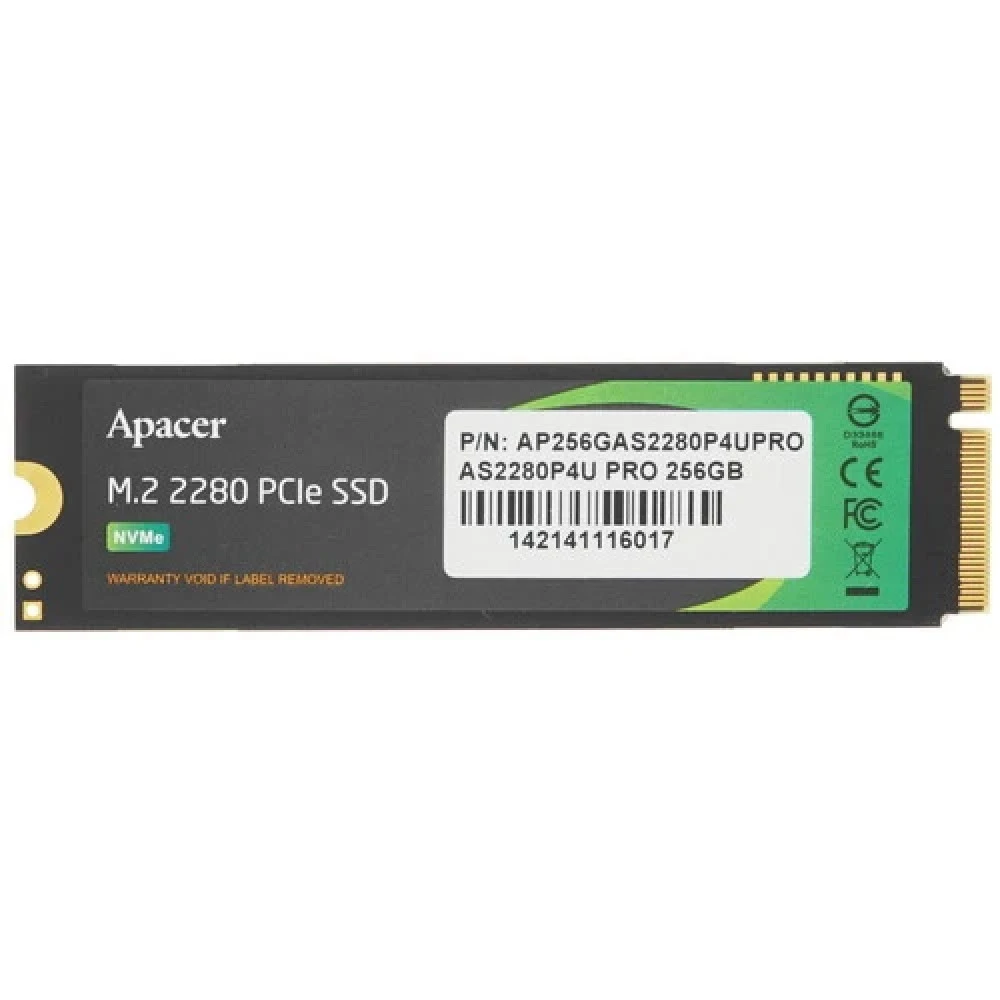 Жесткий диск Apacer AS2280P4U PRO AP256GAS2280P4UPRO SSD (твердотельные), 256 ГБ, M.2, PCIe