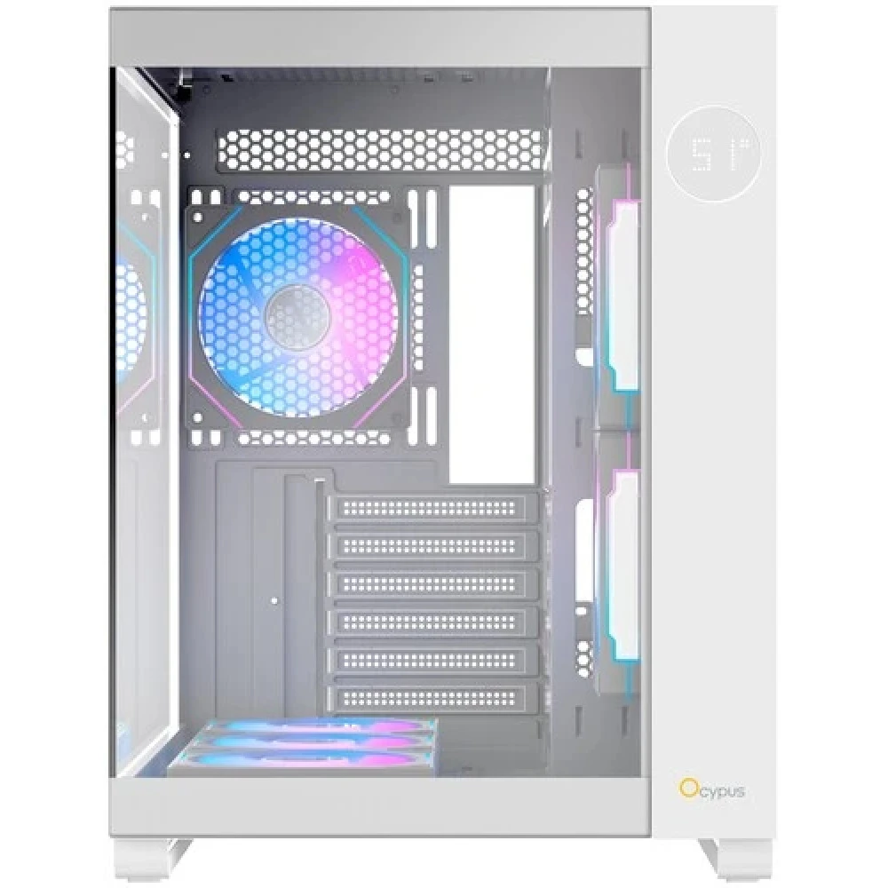 Корпус Ocypus Iota C70 ARGB White Iota-C70-WHD600XX-GL Mid-Tower