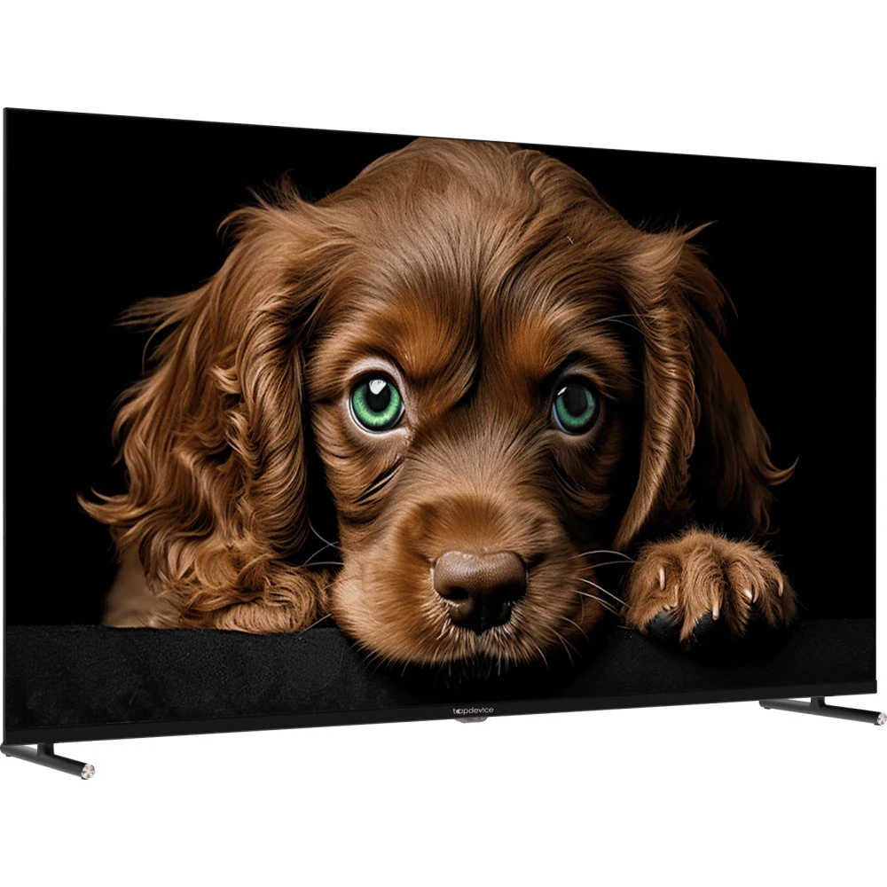 Телевизор Topdevice TDTV55CQ08U Black TDTV55CQ08U_BK 55 ", Smart TV, Черный