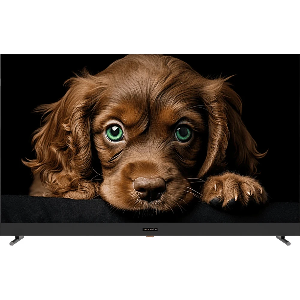 Телевизор Topdevice TDTV55DQ08U Black TDTV55DQ08U_BK 55 ", Smart TV, Черный