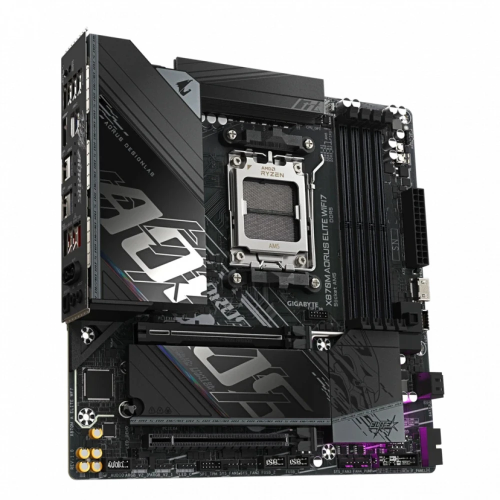 Материнская плата Gigabyte X870M AORUS ELITE WIFI7 X870M A ELITE WF7 Micro-ATX, AMD AM5