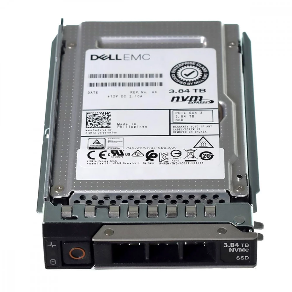 Серверный жесткий диск Dell SSD 3.84TB U.2 G15 Hard Drive NVMe RI 400-BKGL SSD, 2,5 SFF, 3.84 ТБ, PCIe