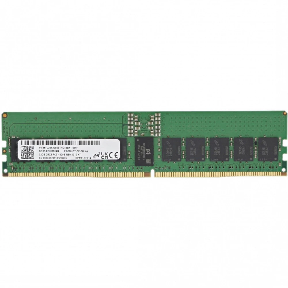 Серверная оперативная память ОЗУ Micron MTC20F2085S1RC48BA1 32 ГБ, DDR5