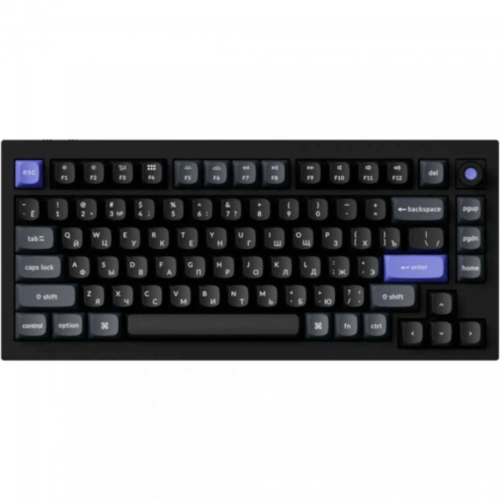 Клавиатура Keychron Q1 HE 8K (Q1HW-M1P) Q1HW-M1P-RU Проводная, USB