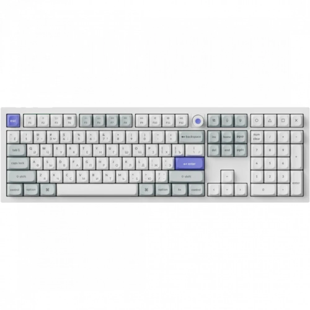 Клавиатура Keychron Q6 HE 8K (Q6HW-P1P) Q6HW-P1P-RU Проводная, USB