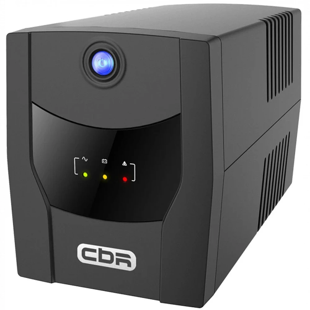 Источник бесперебойного питания CBR QTM-1200T-4F-LCUC 1200 ВА, 720 Вт
