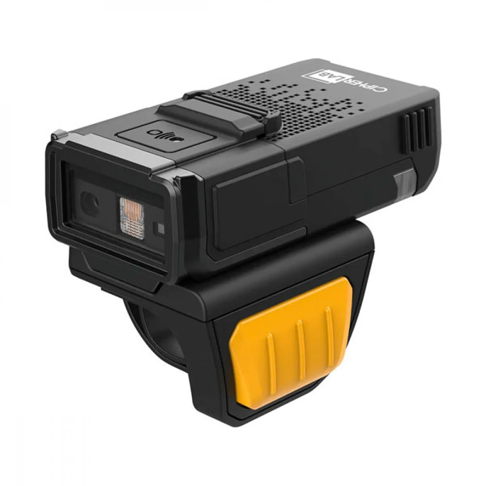 Сканер штрихкода CipherLAB  Сканер-кольцо WR30 AR30SAHE00001 Ручной беспроводной, 2D, USB, Bluetooth, Черный-Желтый