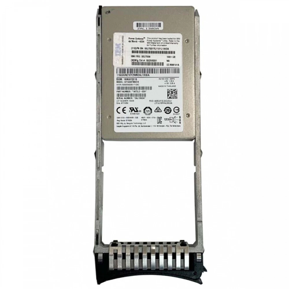 Серверный жесткий диск IBM 00LY338 SSD, 2,5 SFF, 1.55 ТБ, SAS