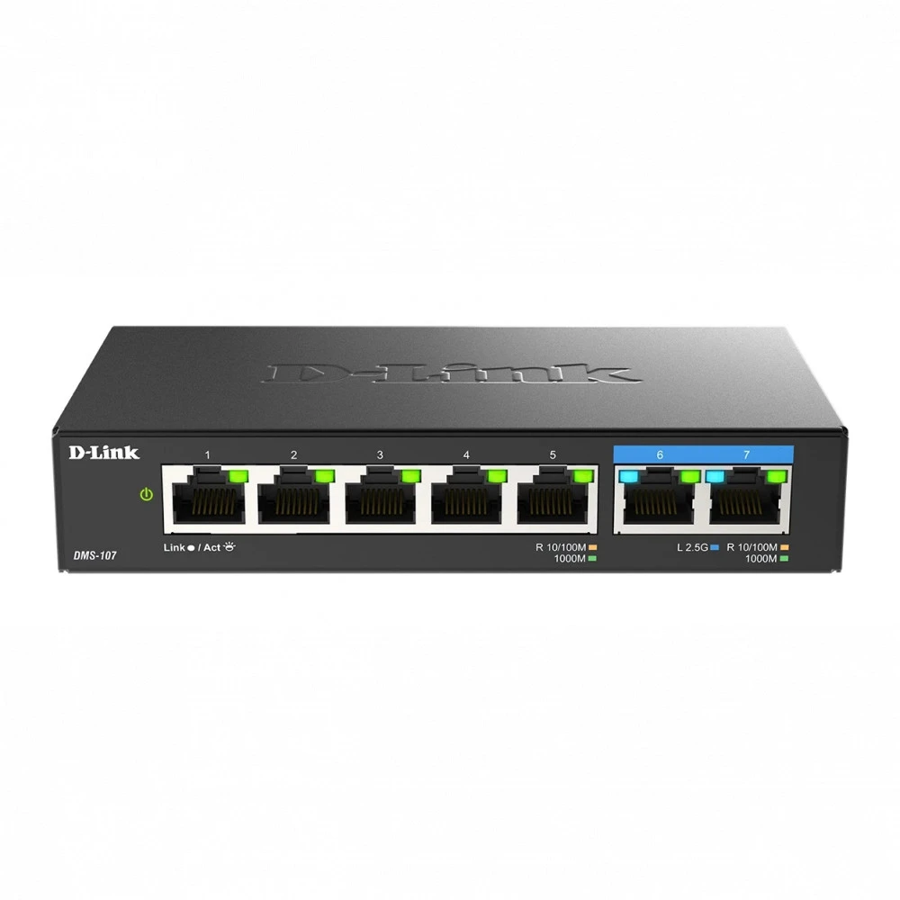 Коммутатор D-link DMS-107/A1A 1000 Base-T (1000 мбит/с)