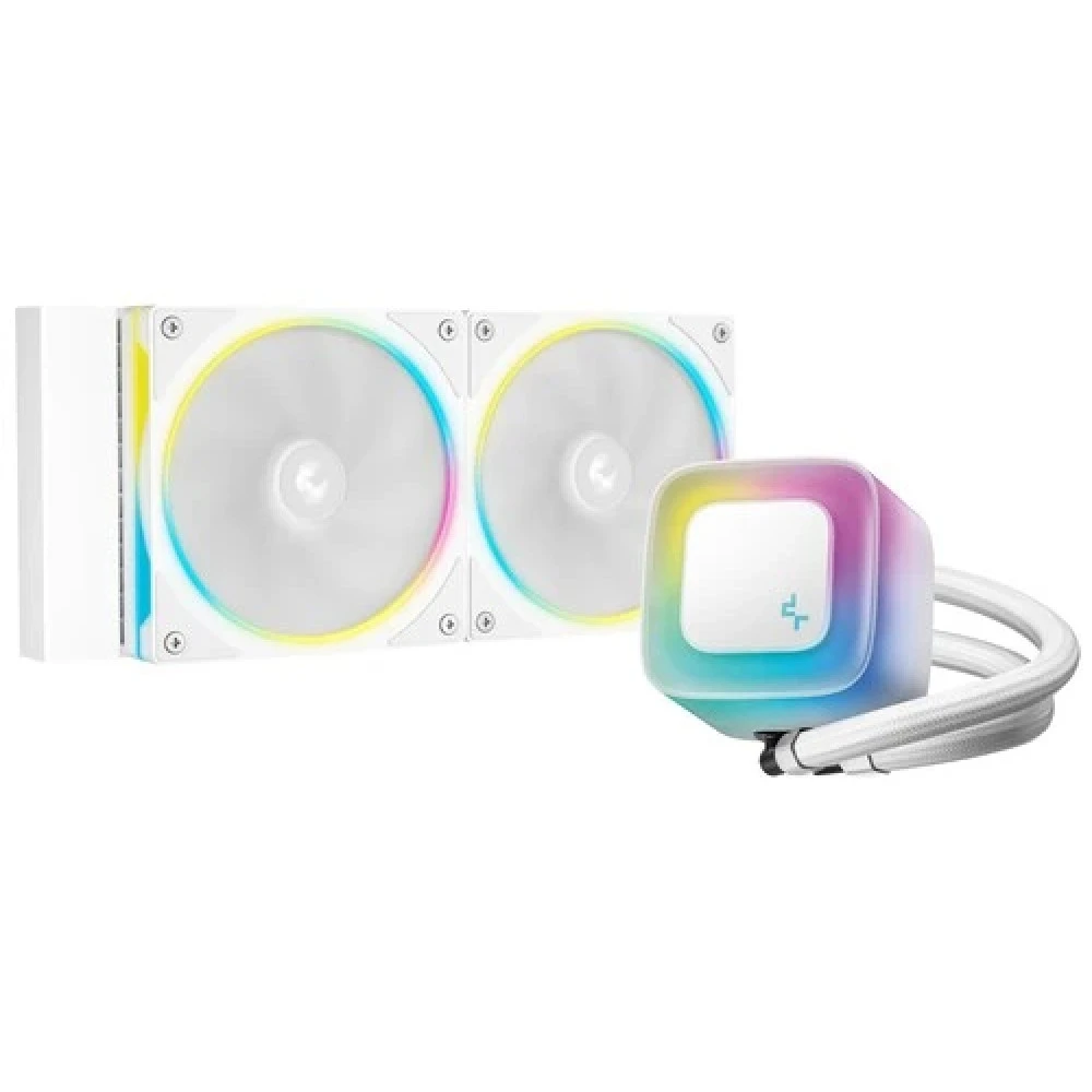 Система охлаждения Deepcool LE240 Pro ARGB R-LE240PRO-WHAMMC-G-1 Для процессора
