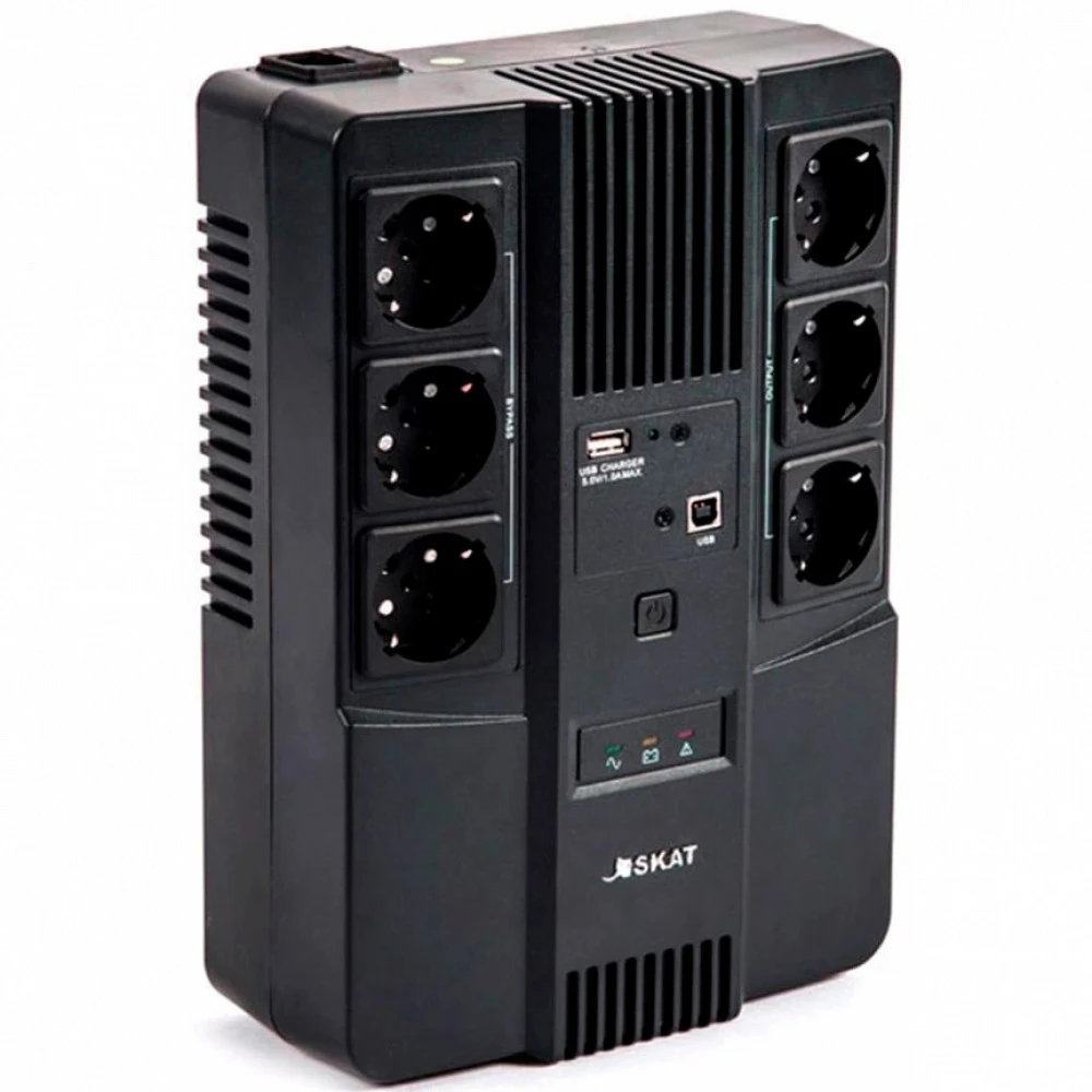 Источник бесперебойного питания БАСТИОН SKAT-UPS 600-IN-1x7 600 ВА, 360 Вт