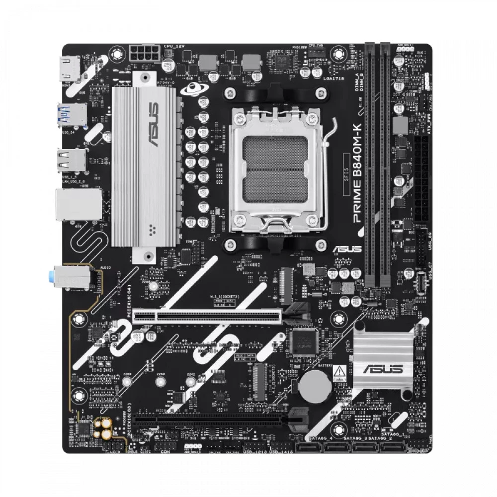 Материнская плата Asus PRIME B840M-K Micro-ATX, AMD AM5