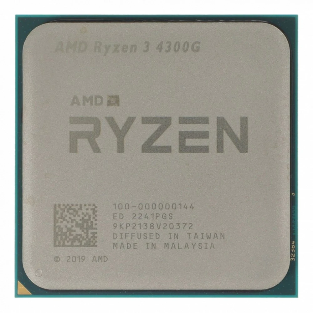 Процессор AMD Ryzen 3 4300G AM4 100-000000144 3.8 ГГц, 4 МБ, OEM