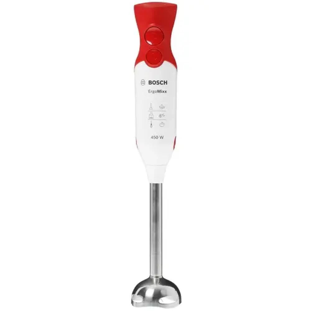 Блендер Bosch MSM64110 White/red Погружной, 450 Вт