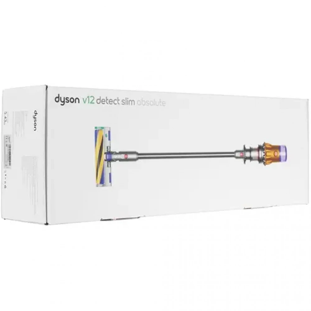 Пылесос Dyson V12 Detect Slim Absolute 394167-01 Вертикальный, 150 Вт