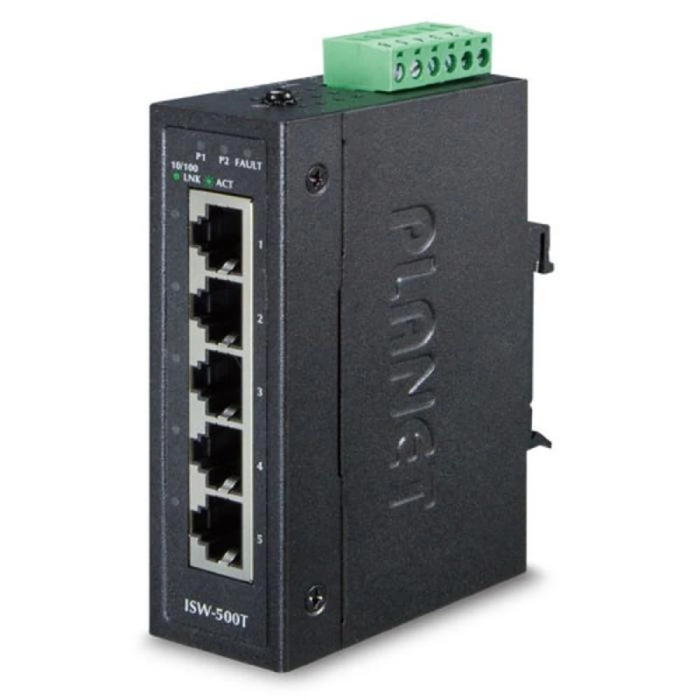 Коммутатор Planet IGS-500T IP30 1000 Base-TX (1000 мбит/с)