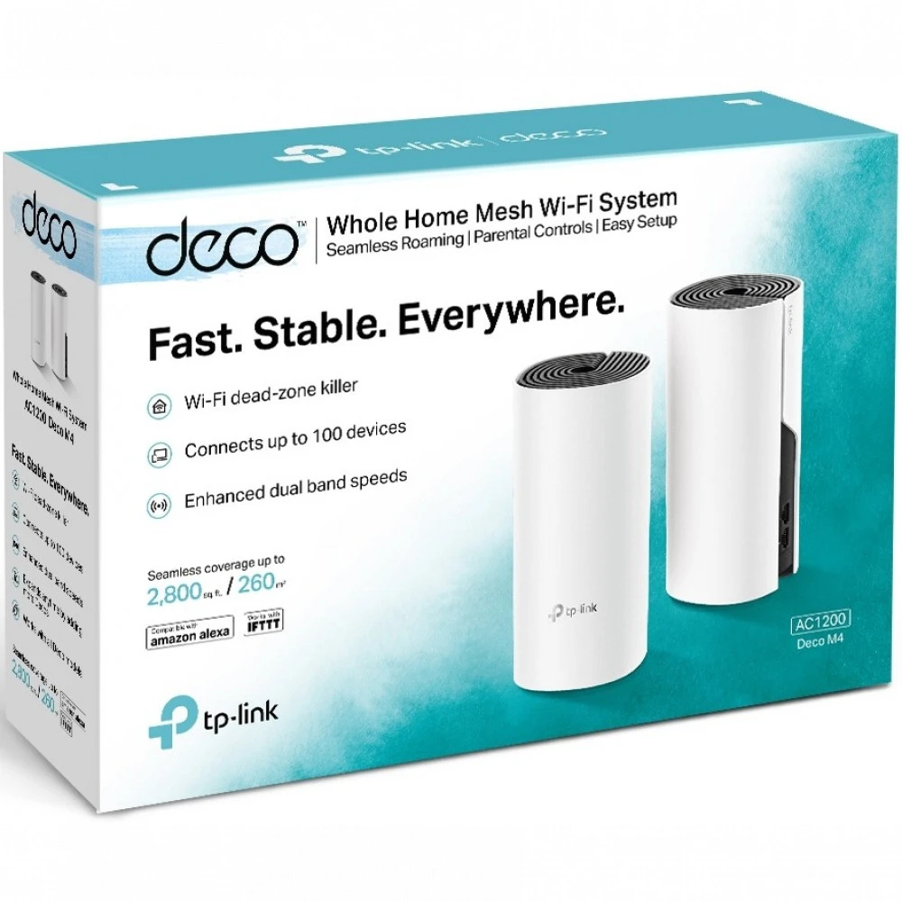 Маршрутизатор для дома TP-Link Deco M4 (3-pack) DECO M4(3-PACK)