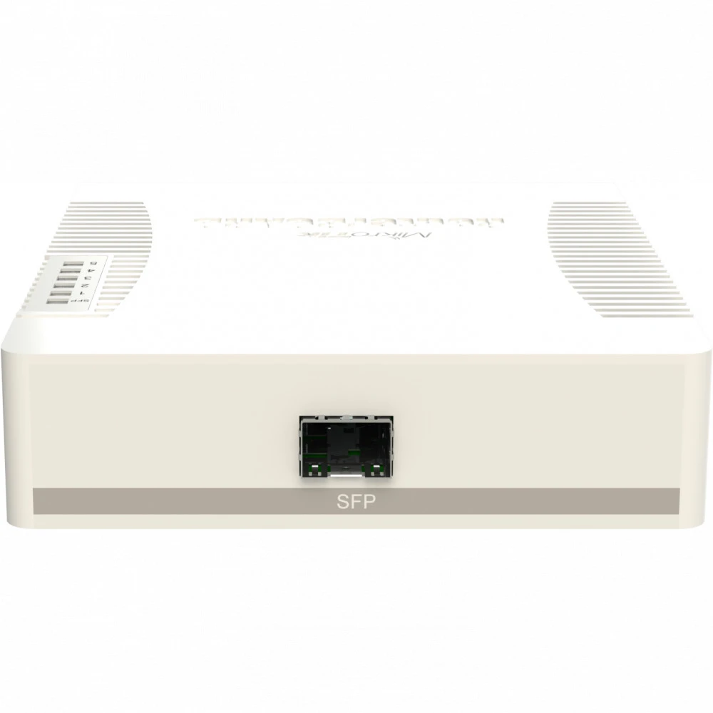 Коммутатор Mikrotik RB260GSP CSS106-1G-4P-1S 1000 Base-TX (1000 мбит/с), 1 SFP порт