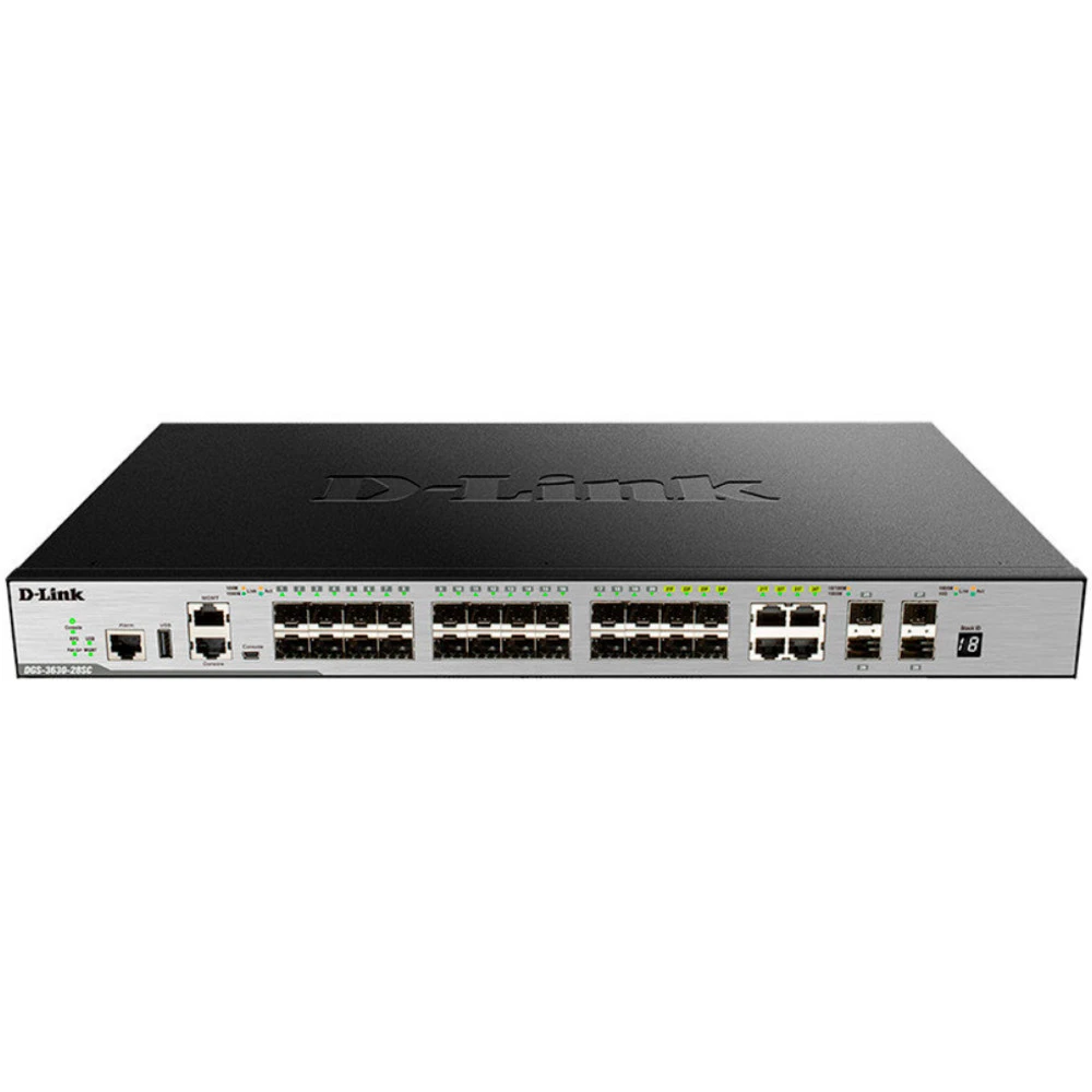 Коммутатор D-link DGS-3630-28SC/A2ASI 1000 Base-TX (1000 мбит/с), 24 SFP порта