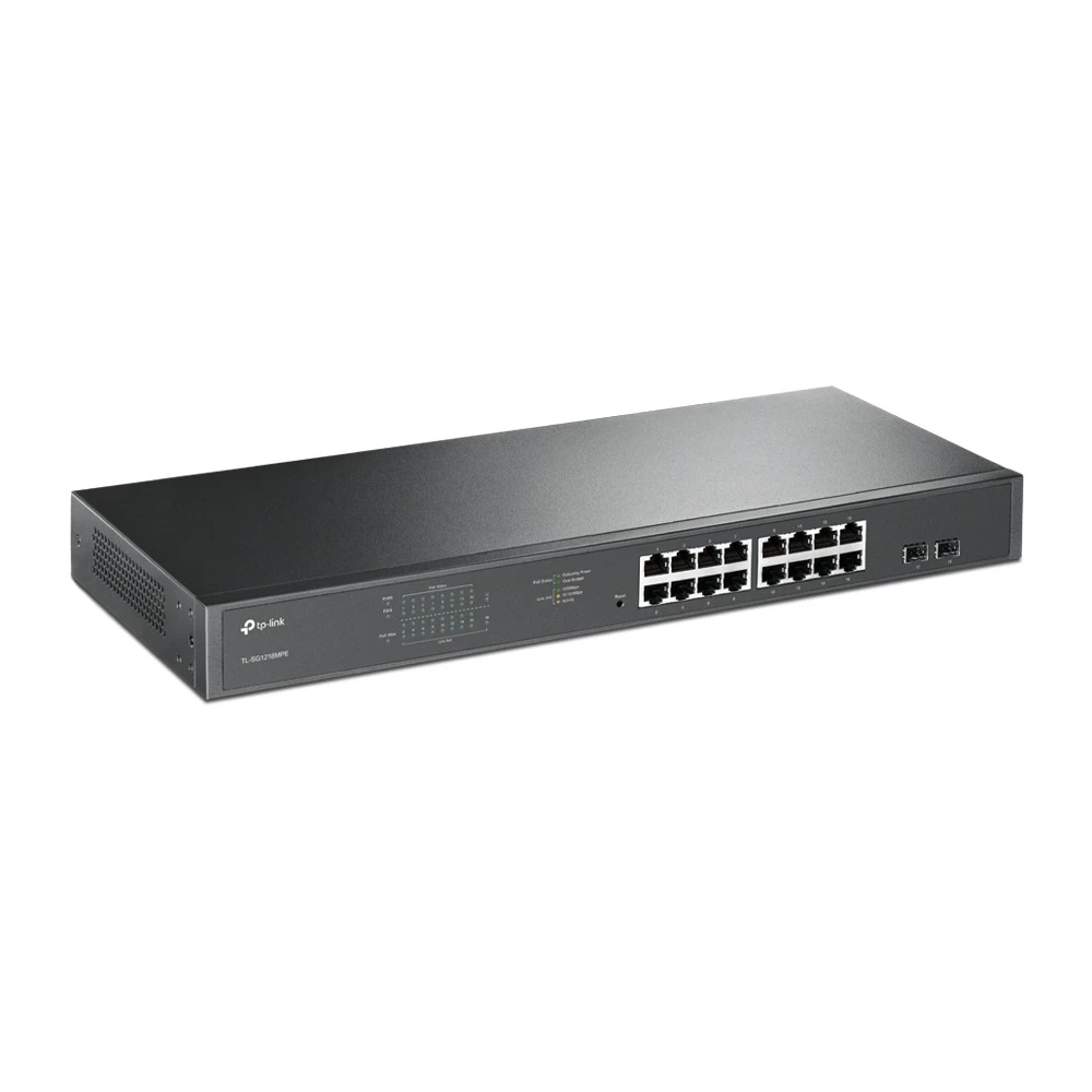 Коммутатор TP-Link JetStream TL-SG1218MPE 1000 Base-TX (1000 мбит/с), 2 SFP порта
