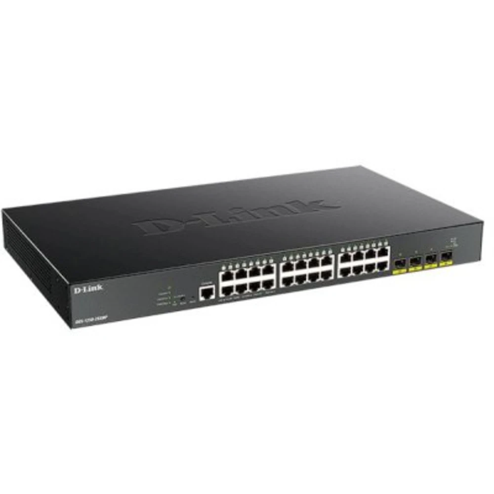 Коммутатор D-link DGS-1250-28XMP/A1A 1000 Base-TX (1000 мбит/с), 4 SFP порта