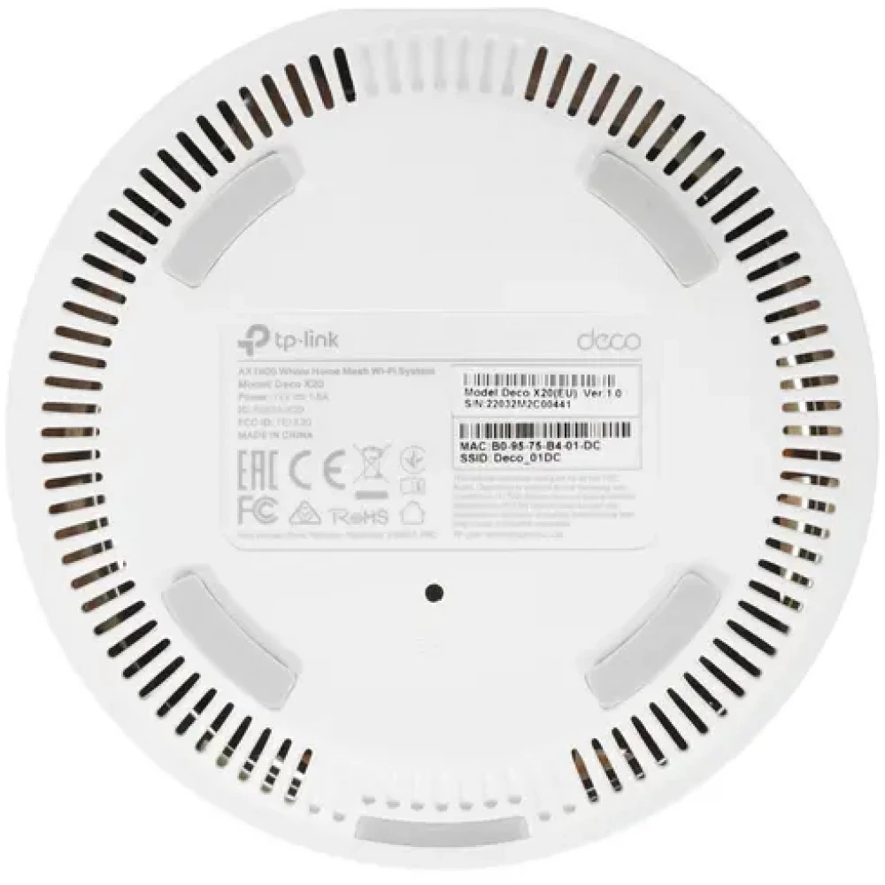 Маршрутизатор для дома TP-Link (SOHO) Deco X20(3-pack)