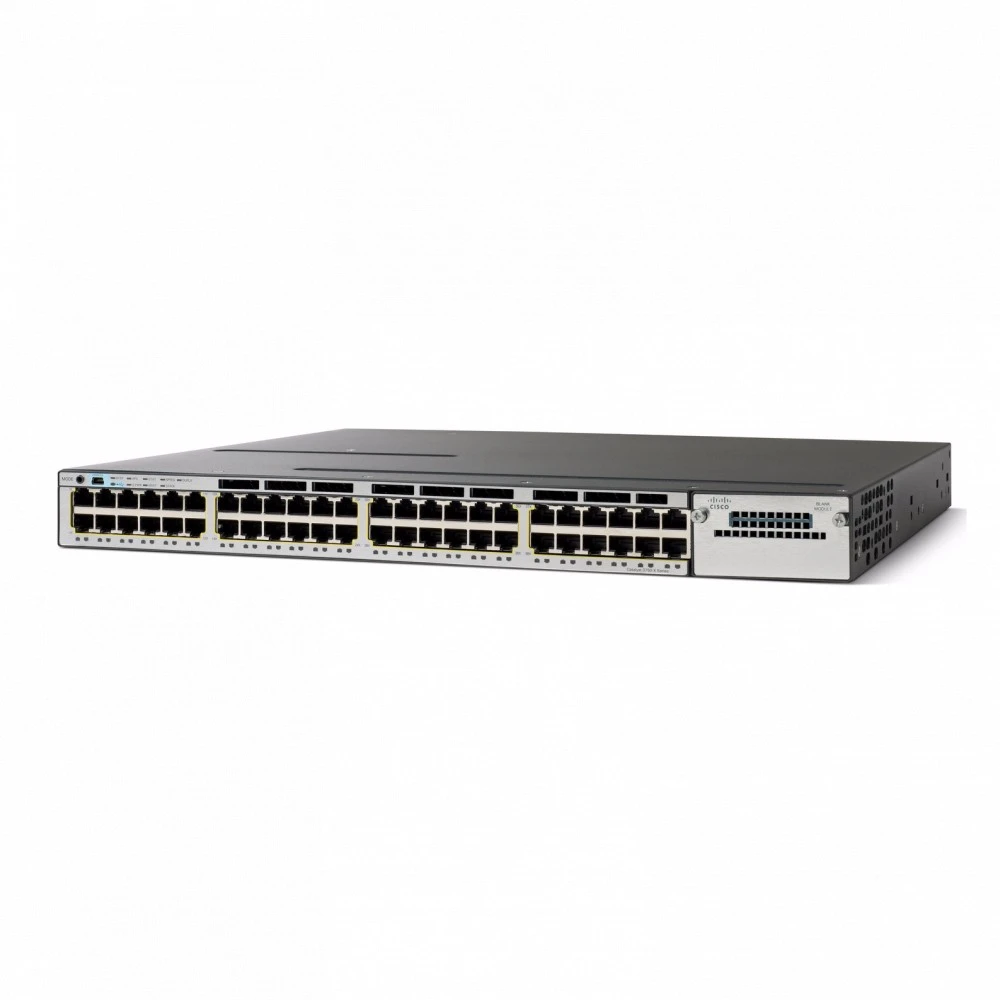 Коммутатор Cisco Catalyst 3850 48T-E WS-C3850R-48T-E 1000 Base-TX (1000 мбит/с)