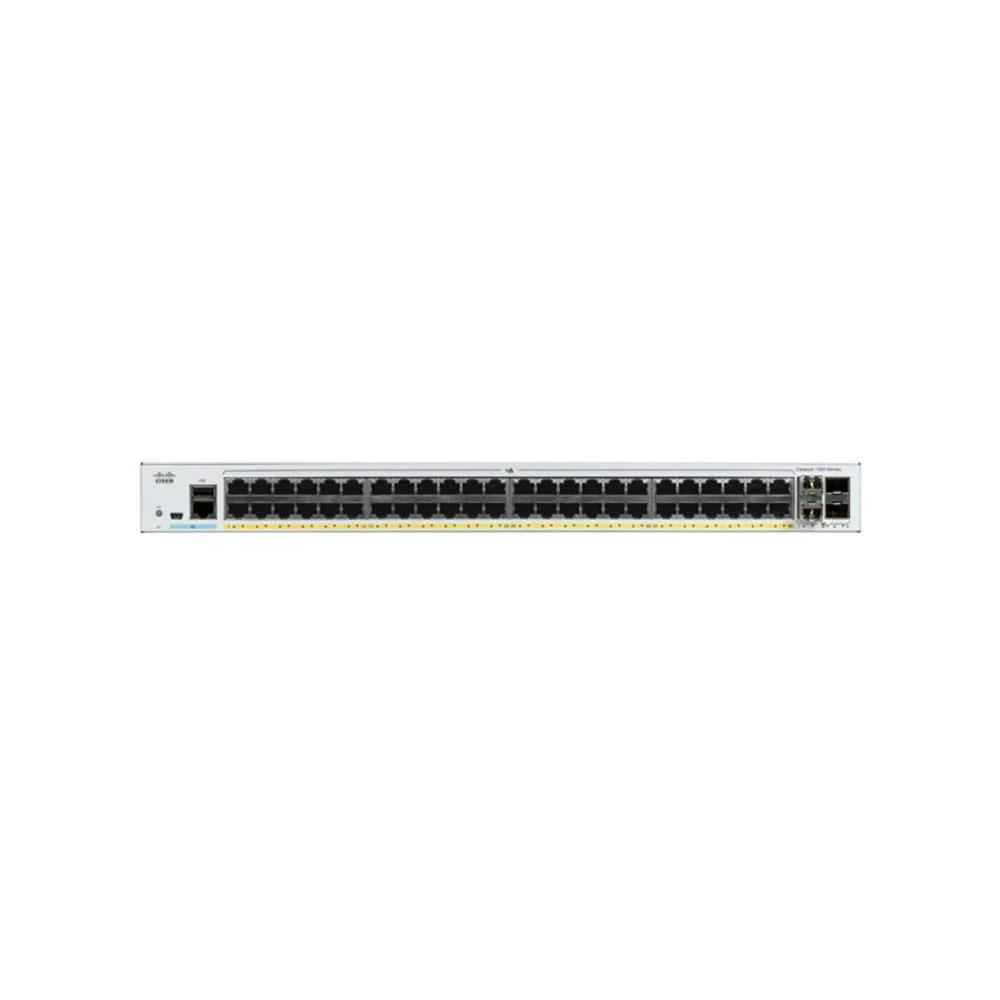 Коммутатор Cisco Catalyst PoE+ C1000-48P-4X-L 1000 Base-TX (1000 мбит/с), 4 SFP порта
