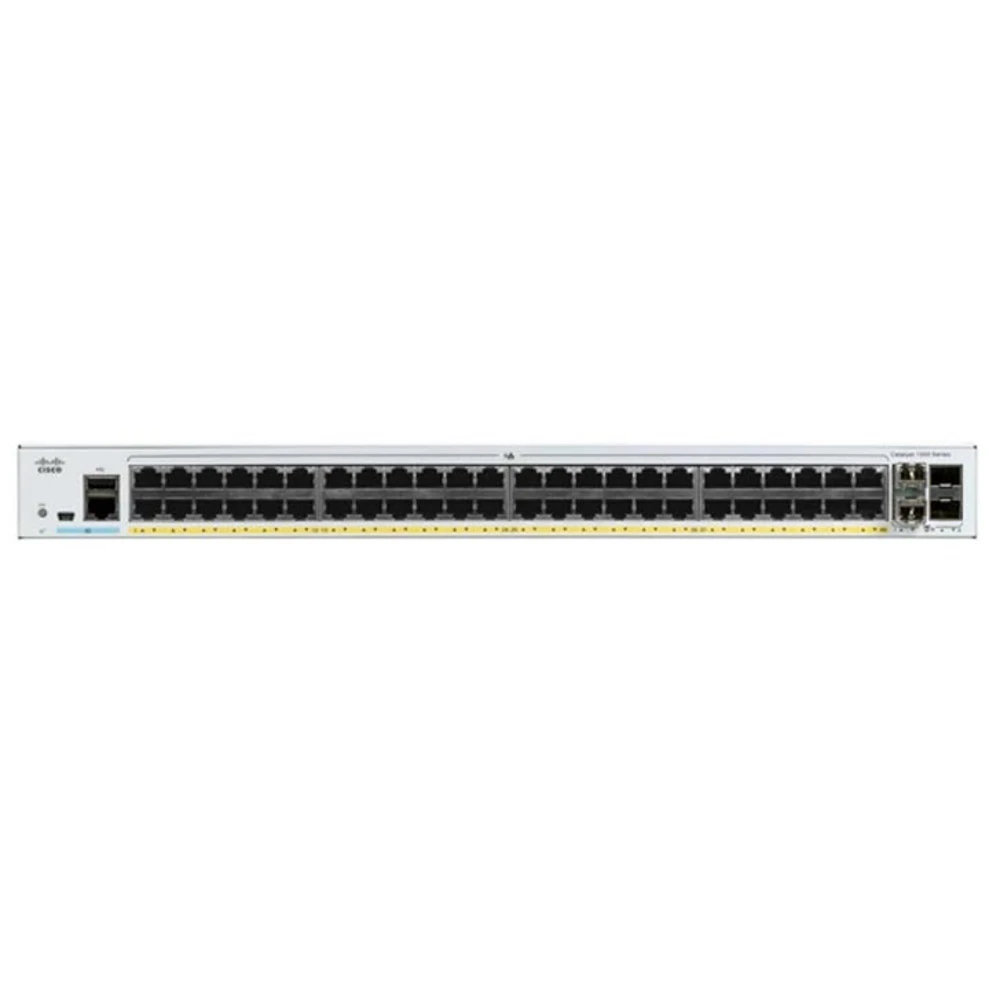 Коммутатор Cisco C1000-48FP-4X-L 1000 Base-TX (1000 мбит/с), 4 SFP порта