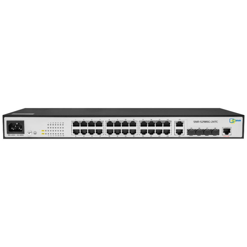 Коммутатор SNR SNR-S2985G-24TC 1000 Base-TX (1000 мбит/с), 4 SFP порта